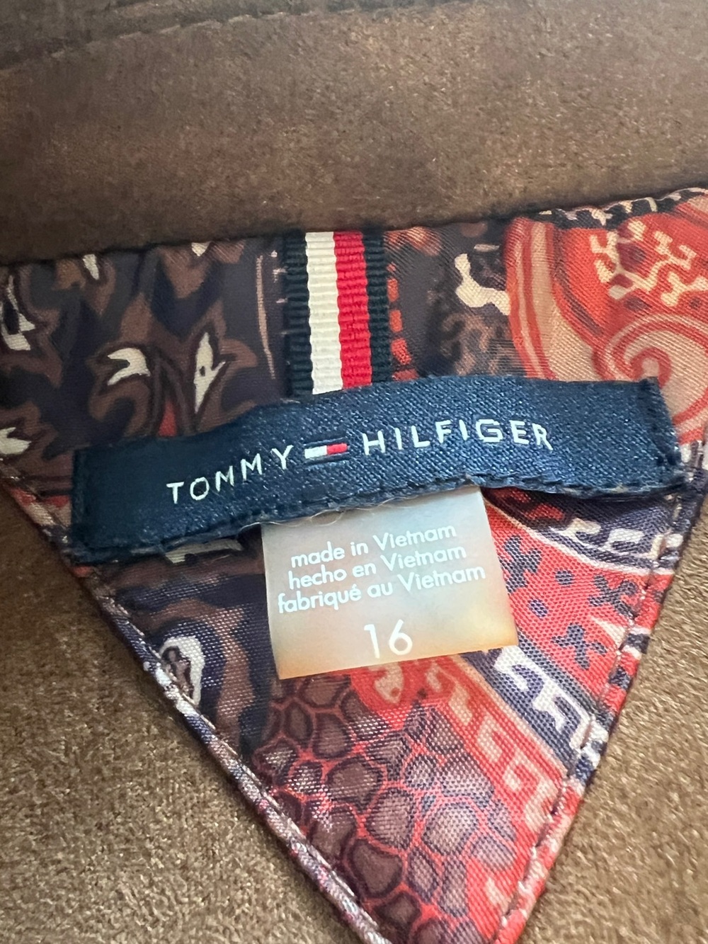 Tommy Hilfiger Faux Suede Blazer in Warm Brown - Picture 4 of 7